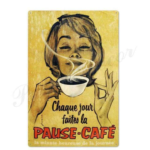 COFFEE MENU Vintage Metal Signs - SS24 - Wall Art