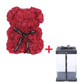 25cm Teddy Rose Bear With Box Artificial For Gifts and Party Giveaways