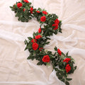 Rose Vine Hanging Flowers for Wall Christmas or Wedding Garlands