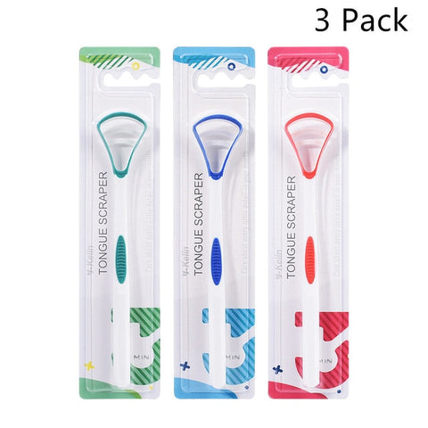Silicone Tongue Scraper Brush Cleaner Oral Care To Keep Fresh Breath