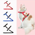 Cat Collar Harness Leash Adjustable Nylon Cats Products Pet Belt