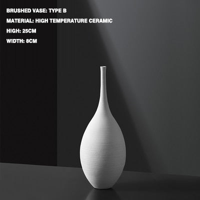 Nordic Style Handmade Art Zen Vases High-Quality Home Decorations