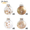 24pcs/6cm Christmas Tree Balls Hanging Decorations