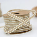 10M/Roll Jute Burlap Rolls Rustic Wedding Decoration & Party Gift Packaging