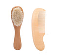 Wooden Brush & Comb For Newborn Hair