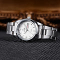 Automatic Silver Wrist Watch for Ladies