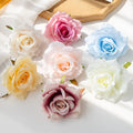 100PCS/10CM Wholesale Artificial Rose Silk Flowers for Wedding Decorations