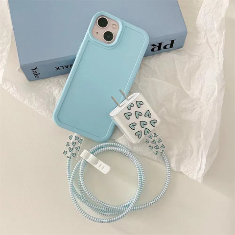 Cable & Case Charger Protectors Set For iPhones Cable Line Protection