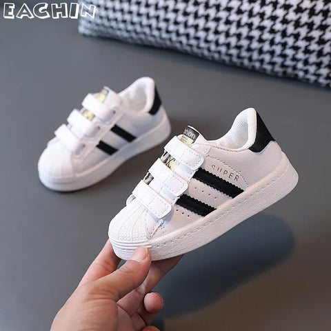 Sneakers Kids Non-slip Casual Shoes Boys & Girls Hook Breathable Outdoor Shoes
