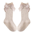 Knitted Long Ruffled Socks for Baby Girl