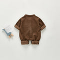 One-Piece Suit Baby Boy Corduroy Frock Romper Clothes