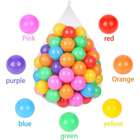 100PCS Outdoor Colorful Soft Water Funny Toys Eco-Friendly Stress Air Ball
