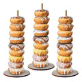 Wooden Donut Stand Wall Dessert Glazing Table Kids Birthday Party & Baby Shower