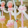 Adjustable Balloon Column Stand Holder Kit Base Wedding Decoration & Birthday Party Needs