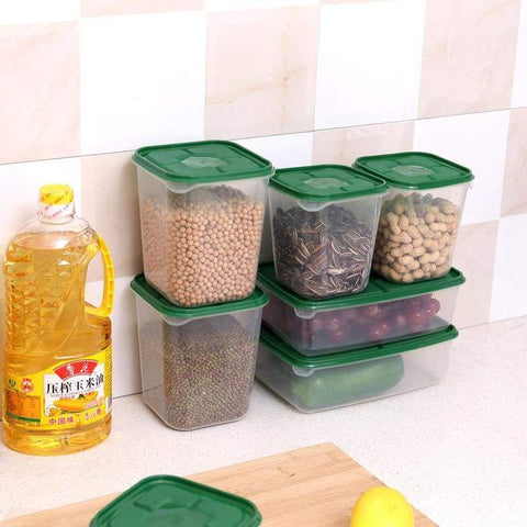 17Pcs/set Plastic Food Storage Box