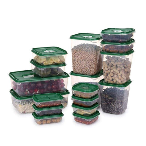 17Pcs/set Plastic Food Storage Box