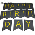 1Set Happy Birthday Banner Balloon