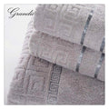 3 Pack Towel Set 100% Cotton 70x140cm Bath Towel and 2 Face Hand Towel Super Soft Absorbent - Towel Sets