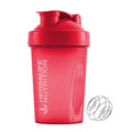 400 Ml Whey Protein Powder Mixing Bottle Sports Fitness Gym Bottle Outdoor Portable Plastic Drinking Bottle Sports Shaker Bottle - red - 