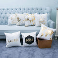 45*45 CM High Quality Gold Printed Pillow Case - Pillow Case