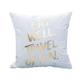 45*45 CM High Quality Gold Printed Pillow Case - style 4 - Pillow Case