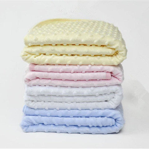 75Cm X 100Cm Fleece Newborn Baby Blanket - Bedding