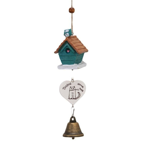 8 Tubes Wind Chime Bells Hanging Home Car Outdoor Yard - 877385