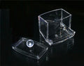 Acrylic Cotton Swabs Storage and Transparent Jewelry Organizer Heart-Shape