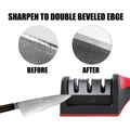 3-Stage Knife Sharpener with 1 More Replace Sharpener Manual Tool For All Knives