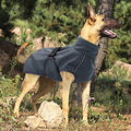 Waterproof Dog Vest Clothes Warm Padded With Reflective Nylon Rope