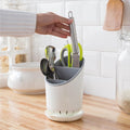 Plastic Cutlery Storage Holder Drying Rack Knife Spoon Container
