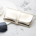 Leather Soft Glasses Case Portable Sunglasses Box Bag
