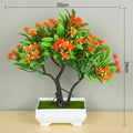 Bonsai Artificial Plants Tree Pot Fake Flowers Home Table Decoration