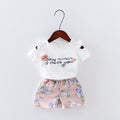 Two Pieces Cotton Clothing Sets for Baby Girls