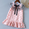 New Ruffled Sleeveless Cute Girl Dress Clothes