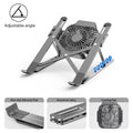 Foldable Laptop Stand With Cooling Fan Portable Heat Dissipation Cooler