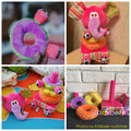Baby Plush Soft Pink Elephant Stackable Toy For Children 0-24 Months Cotton Educational Toys