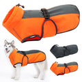 Waterproof Dog Vest Clothes Warm Padded With Reflective Nylon Rope