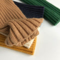 MILANCEL Knitted Brief Sweater Boys Pullover Turtleneck Knitwear