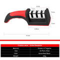 3-Stage Knife Sharpener with 1 More Replace Sharpener Manual Tool For All Knives