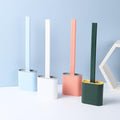 Silicone Toilet Brush With Base Holder Bathroom Accessories