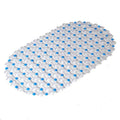 68x38cm Bath Shower Clear Bubble Mat Anti-slip PVC Floor Rug