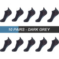 10 Pairs Breathable Cotton Men Ankle Socks Sports Thin Cut Size