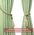 1PC Handmade Tassel Curtain Tieback Buckle Rope