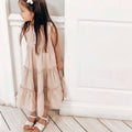 Baby Girl Casual Dress Cotton Linen