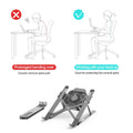 Foldable Laptop Stand With Cooling Fan Portable Heat Dissipation Cooler