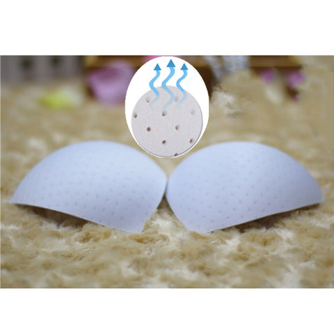 Thick Sponge Breast Enhancer Pads Removeable Inserts Cups 2 Pcs/ 1pair