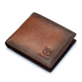 'BULLCAPTAIN' Mens Leather Wallet Multi-card Card Holder
