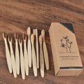 'ECO-FRIENDLY' Mixed Color Bamboo Wooden Toothbrush Soft bristle Tip Charcoal