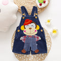 Denim Cartoon Character Printed Jumper Shorts for Toddlers S